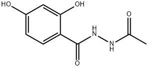 Benzoic acid, 2,4-dihydroxy-, 2-acetylhydrazide (9CI) Structure