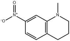 1-Methyl-7-nitro-1,2,3,4-tetrahydroquinoline 구조식 이미지