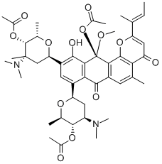 Acetylkidamycin Structure