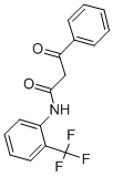 BETA-OXO-N-[2-(TRIFLUOROMETHYL)PHENYL]-BENZENEPROPANAMIDE Structure