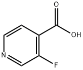 3-Fluoropyridine-4-carboxylic acid 구조식 이미지