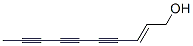 2-Decene-4,6,8-triyn-1-ol Structure