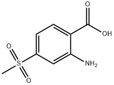 2-AMINO-4-(METHYLSULFONYL)BENZOICACID
 Structure
