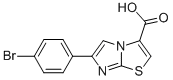 6-(4-BROMO-PHENYL)-IMIDAZO[2,1-B]THIAZOLE-3-CARBOXYLIC ACID Structure