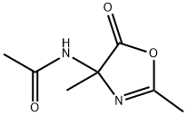 Acetamide, N-(4,5-dihydro-2,4-dimethyl-5-oxo-4-oxazolyl)- (9CI) 구조식 이미지