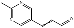 2-Propenal, 3-(2-methyl-5-pyrimidinyl)- (9CI) Structure