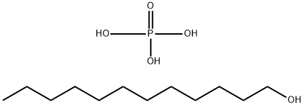 Phosphoric acid, dodecyl ester, potassium salt Structure