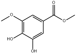 3,4-DIHYDROXY-5-METHOXYBENZOICACIDMETHYL에스테르 구조식 이미지