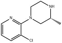 (3R)-1-(3-Chloropyridin-2-yl)-3-methylpiperazine 구조식 이미지