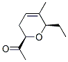 Ethanone, 1-[(2R,6R)-6-ethyl-3,6-dihydro-5-methyl-2H-pyran-2-yl]- (9CI) 구조식 이미지
