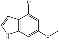 4-BROMO-6-METHOXYINDOLE Structure