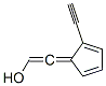 Ethenol, (2-ethynyl-2,4-cyclopentadien-1-ylidene)-, (1R)- (9CI) Structure