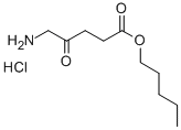 5-아미노-4-옥소펜타노산펜틸에스테르염산염 구조식 이미지