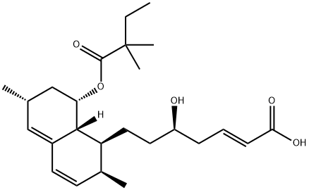 2,3-DEHYDROSIMVASTATIN ACID SODIUM SALT Structure