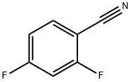 2,4-Difluorobenzonitrile Structure