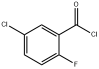 5-CHLORO-2-FLUOROBENZOYL CHLORIDE 구조식 이미지