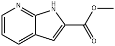 1H-피롤로[2,3-b]피리딘-2-카르복실산,메틸에스테르 구조식 이미지
