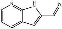 1H-Pyrrolo[2,3-b]pyridine-2-carboxaldehyde (9CI) Structure