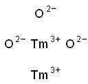 Thulium Oxide 구조식 이미지