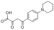 2,4-DIOXO-4-(4-PIPERIDIN-1-YLPHENYL)BUTANOIC ACID Structure