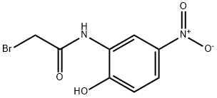 2-BROMOACETAMIDO-4-NITROPHENOL Structure