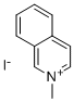 2-메틸이소퀴놀리늄요오다이드 구조식 이미지