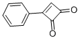 3-페닐-3-사이클로부텐-1,2-디온 구조식 이미지