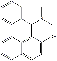 1-((DIMETHYLAMINO)(PHENYL)METHYL)NAPHTHALEN-2-OL 구조식 이미지