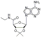 5'-EthylcarboxaMido-2',3'-isopropylidene Adenosine 구조식 이미지