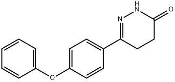 6-(4-Phenoxyphenyl)-4,5-dihydropyridazin-3(2H)-one Structure