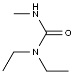 N,N-diethyl-N'-methylurea Structure