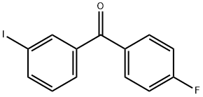 4-FLUORO-3'-IODOBENZOPHENONE Structure