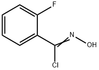 알파-클로로-2-FLUOROBENZALDOXIME 구조식 이미지