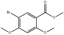 2,4-Dimethoxy-5-bromobenzoic acid methyl ester Structure