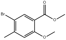 메틸5-브로모-2-메톡시-4-메틸벤조에이트 구조식 이미지