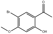 1-(5-BROMO-2-HYDROXY-4-METHOXYPHENYL)-ETHANONE 구조식 이미지