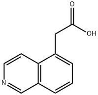 2-(isoquinolin-5-yl)acetic acid Structure