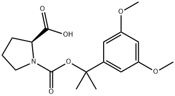 ALPHA,ALPHA-Dimethyl-3,5-dimethoxybenzyloxycarbonyl-L-proline Structure