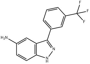 3-(3-(trifluoromethyl)phenyl)-1H-indazol-5-amine Structure