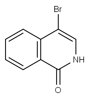 4-BROMO-1(2H)-ISOQUINOLONE 구조식 이미지