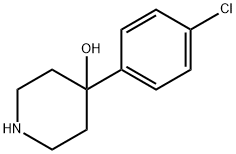 4-(4-염화페닐)-4-히드록시피페리딘 구조식 이미지