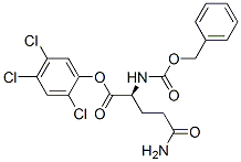 N2-[(벤질옥시)카르보닐]-L-글루타민2,4,5-트리클로로페닐에스테르 구조식 이미지