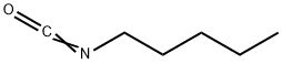 Pentyl isocyanate 구조식 이미지
