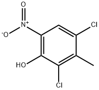 2,4-Dichloro-3-methyl-6-nitrophenol 구조식 이미지