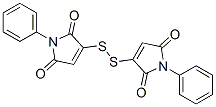 DI-THIO-BIS(N-PHENYLMALEIMIDE) 구조식 이미지