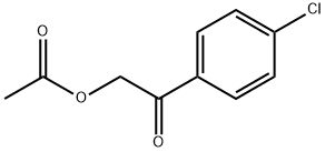 2-(4-Chlorophenyl)-2-oxoethyl acetate 구조식 이미지