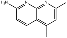 5,7-DIMETHYL[1,8]NAPHTHYRIDIN-2-AMINE 구조식 이미지