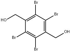 2,3,5,6-tetrabromo-p-xylene-alpha,alpha'-diol 구조식 이미지