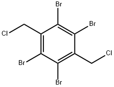 1,2,4,5-tetrabromo-3,6-bis(chloromethyl)benzene 구조식 이미지