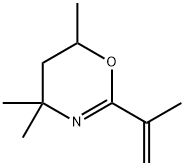 5,6-DIHYDRO-2-ISOPROPENYL-4,4,6-TRIMETHYL-1,3(4H)-OXAZINE Structure
